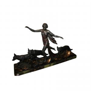 Large Art Deco Table Sculpture early 20th century